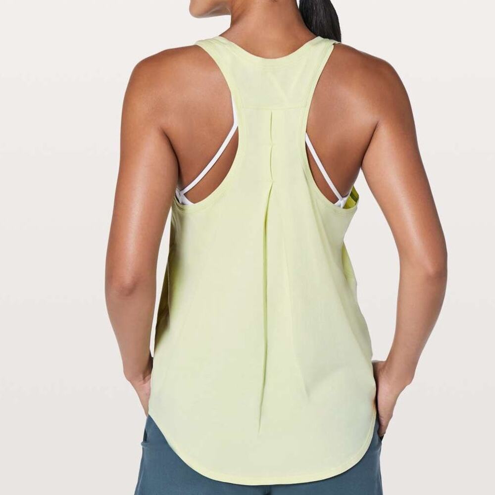 Lululemon Love Tank Top Pleated Dewy Pima Cotton - Picture 8 of 8